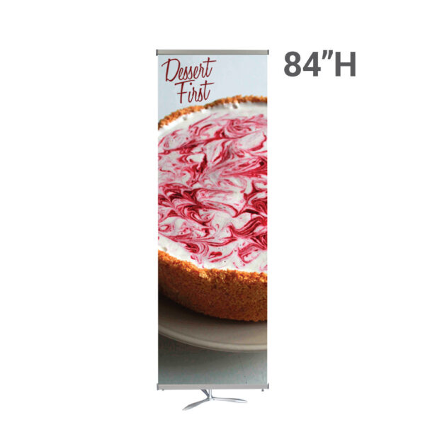 Double-Sided Banner Stand 23.5" X 84"