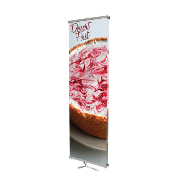 Double-Sided Banner Stand 23.5" X 84" - Image 3