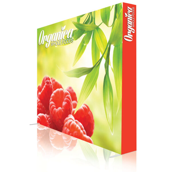 10 Ft. Ready Pop Fabric Display - 8'H Large Straight Single-Sided Graphic Package (With Endcaps)