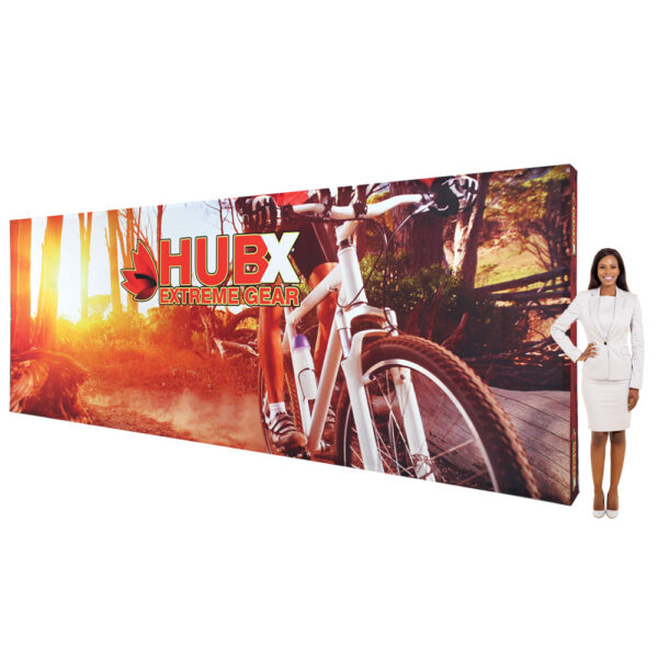 20 Ft. RPL Fabric Pop Up Display - 89"H Straight Graphic Package (With Endcaps)