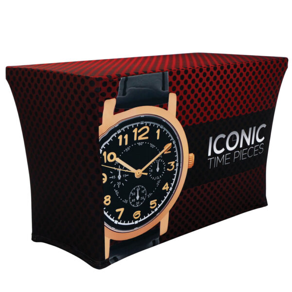 Stretch Table Throw Full Color 4 Ft. 4-Sided With Custom Dye-Sub Print - Image 3