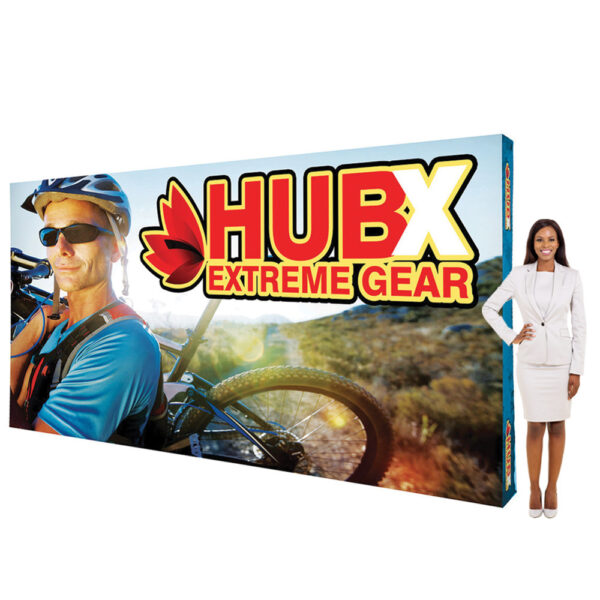 15 Ft. RPL Fabric Pop Up Display - 89"H Straight Graphic Package (With Endcaps)
