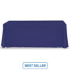 Table Throw Stock 6' 3 Sided- Royal Blue (Blank)