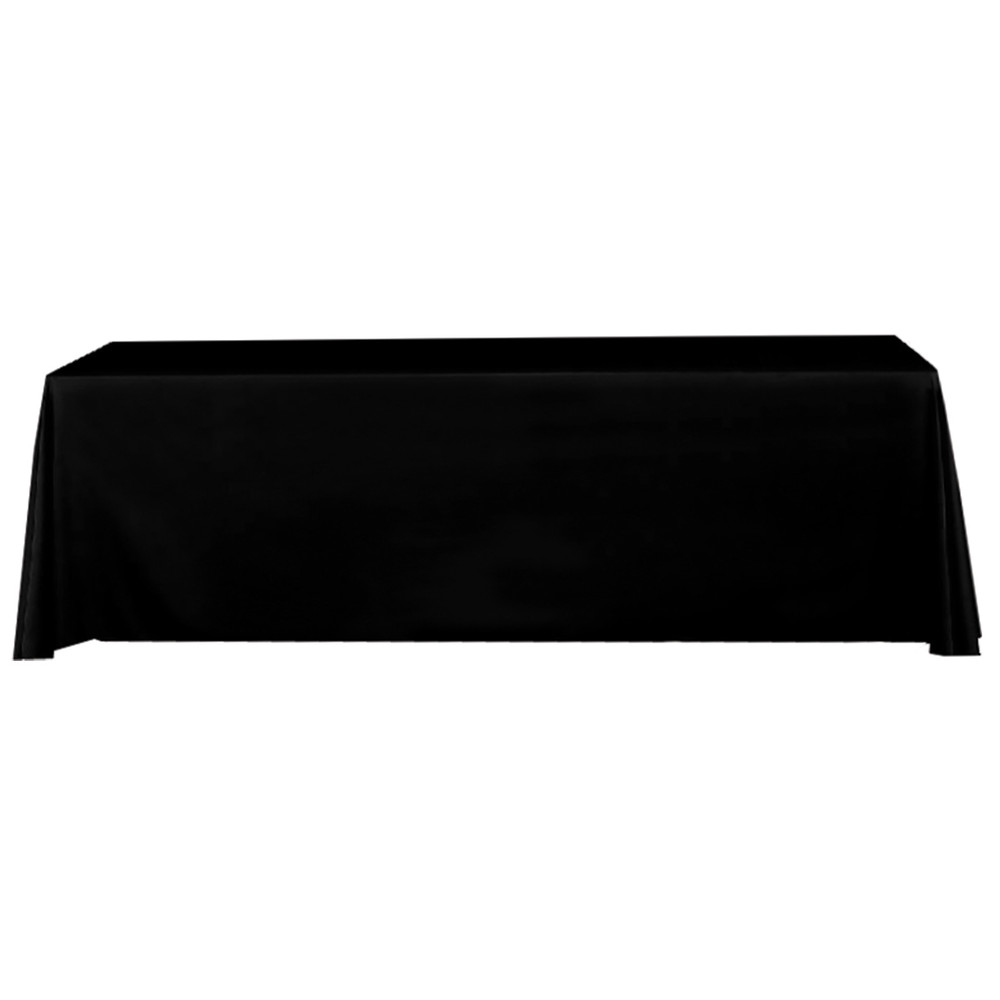 table throw stock 8 ft black 4 sided no print 1
