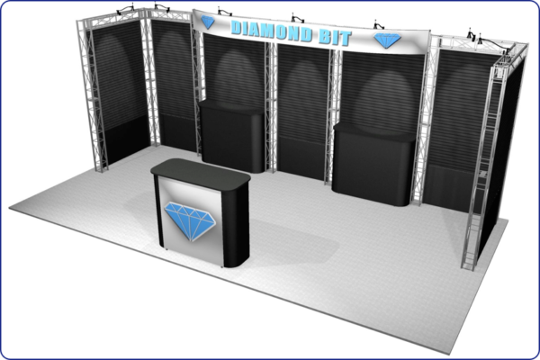 EZ6 Shasta 10' x 20' Display Rental