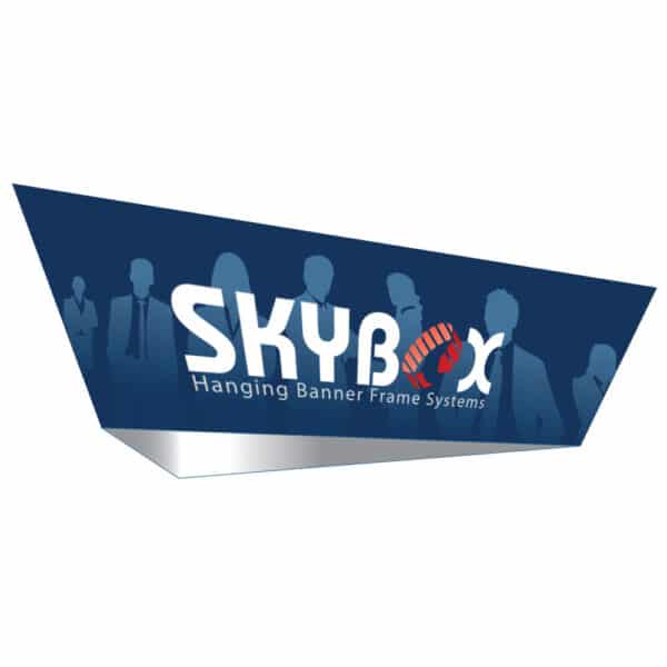 10 x 4 ft. Hanging Banner Tapered Triangle Single-Sided (Graphic Package)