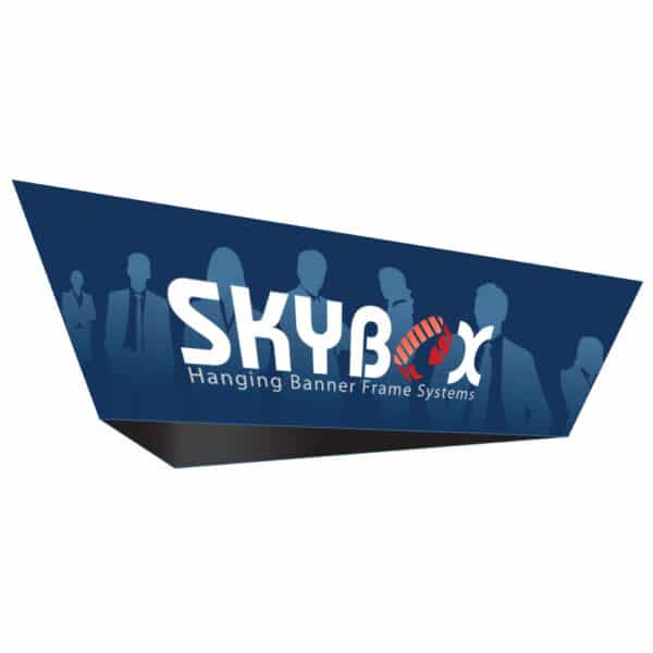 10 x 4 ft. Hanging Banner Tapered Triangle Single-Sided (Graphic Package) - Image 2