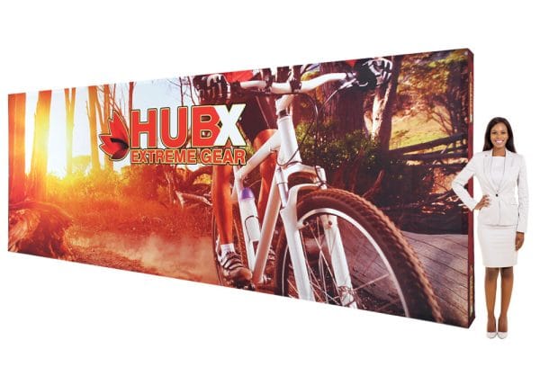 20 Ft. RPL Fabric Pop Up Display - 89"H Straight Graphic Package (With Endcaps)