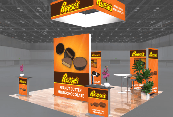FabX Bright 2020-1 20x20 backlit trade show display