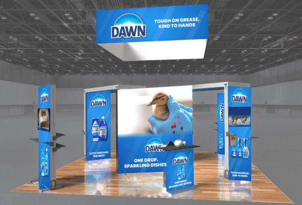 FabX Bright 2020-2 20x20 backlit trade show display