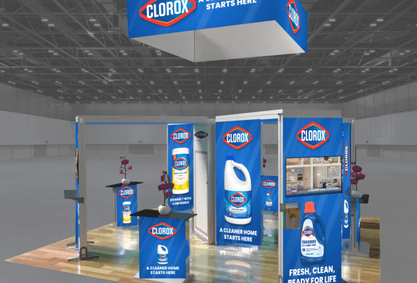 FabX Bright 2020-3 20x20 backlit trade show display