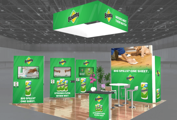 FabX Bright 2020-5 20x20 backlit trade show display